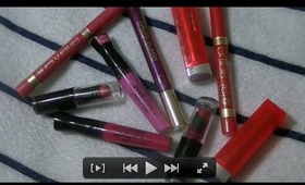 Drugstore Lipstick Swatches