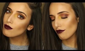 Spring Makeup | Brown Smokey Eye & Pop Of Colour | Jaclyn Hill Favourites Palette | mallexandra24