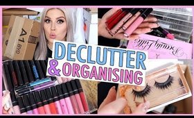 New Makeup  🔪 ORGANIZE AND DECLUTTER MY MAKEUP COLLECTION! 😏