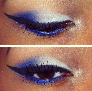 urban decay blue .. don't remember what it is called :(