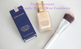 Estee Lauder Double Wear Foundation First Impression