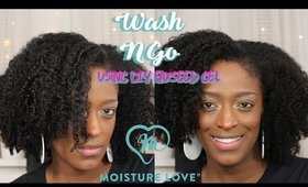 Wash N Go Series: Moisture Love Kindred Spirits & DIY Flaxseed  Gel l ReanellSelina
