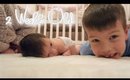 RAW DAY IN THE LIFE - Tummy Time At 2 Weeks | Danielle Scott