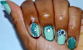 Glitter and Bling Nails: Nail Art November