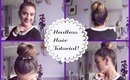 ❀ Quick, Easy & HEATLESS hair tutorial  ❀