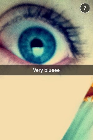 I just thought my eye color was pretty!:)