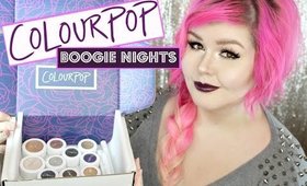 Colourpop Holiday Collection Boogie Nights | Swatches