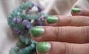 Uñas Ombre Fusión Verde Esmeralda :::... ☆ Jennifer Perez of Mystic Nails ☆
