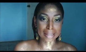 Golden Goddess Makeup Look - Part 2