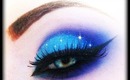 How to blend eyeshadows - BLUE SMOKY TUTORIAL