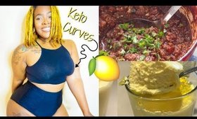 WHAT I EAT IN A DAY ON KETO/LOW CARB LIFESTYLE | NO NOODLE SPAGHETTI + LEMON CREAM DESSERT