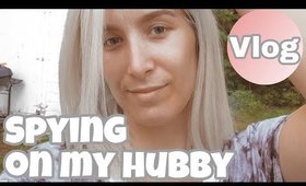 IS HE CHEATING!?? SPYING ON HUBBY (VLOG) 👀👀