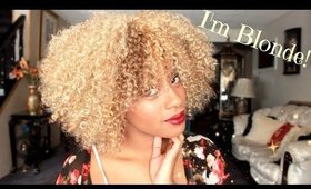 Big Blonde Natural Hair| Beshe Drew Wig Review & Style