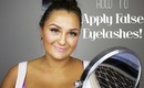 How to apply False Eyelashes!