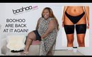 BOOHOO? I CANT BELIEVE THIS! THEY DO THIGH CHAFFING BANDS! BOOHOO CURVE TRY ON HAUL| ad