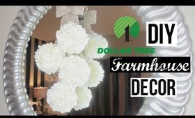 DIY FARMHOUSE FLOWER DECOR | USING DOLLAR TREE PRODUCTS