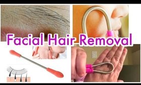 How To Remove FACIAL HAIR AT HOME | SuperPrincessjo