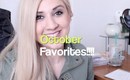 Cristeen's October Favorites!