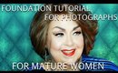 How to do Makeup for Holiday Photographs | FOUNDATION for Women Over 50  - mathias4makeup