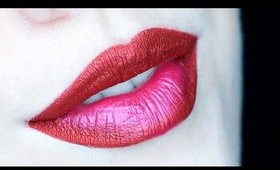 Metallic Matte Fire Ombre Lips