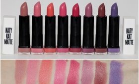 Covergirl Katy Kat Matte Lipsticks |  Review & Lip Swatches