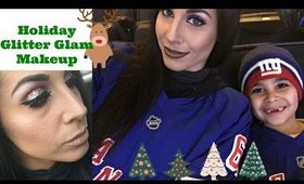 Holiday Glitter Glam Makeup Tutorial