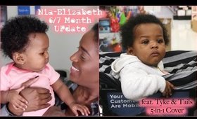 Nia-Elizabeth 6-7 Month Update (feat. Tykes & Tails) l TotalDivaRea