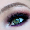 Blue/purple smokey eye