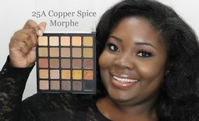 Morphe 25A Copper Spice Palette Tutorial