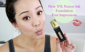 NEW YSL Fusion Ink Foundation First Impressions