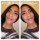 FOTD: Brown & Silver Eyes