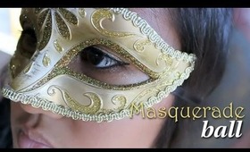 Masquerade Ball Hair & Makeup - Holiday Glam