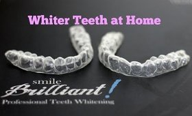 HOW I WHITENED MY TEETH AT HOME | SMILE BRILLIANT REVIEW