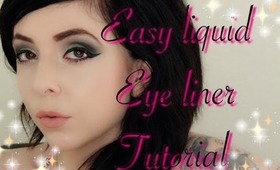 EASIEST SIMPLE EYELINER TUTORIAL EVER!!