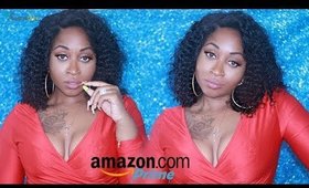 NEW Amazon Prime Curly Wig ONLY $85!!  Secured With Gorilla Snot Sport? | BeautyForever 🔥
