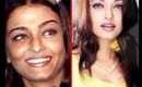 HORRIBLE aishwarya rai without makeup photos -- aishwarya rai plastic surgery before pics aish