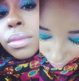 Gloomy day.? Spice it up with some colorful eyeshadows.! 