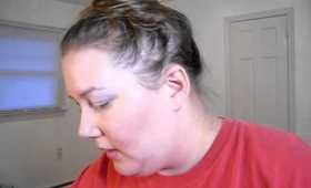 white/silver/black smokey eye tutorial