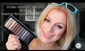 Szybki dzienny makijaż - Makeup Rewvolution Iconic 2 palette