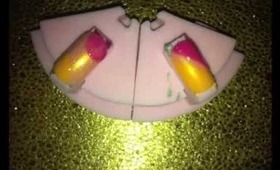 Gumball machine nail design