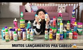 NOVOS PRODUTOS DE CABELO - NUNCA RECEBI TANTA COISA + #CaixinhadasLindudas DE VOLTA!