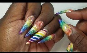 What's On My Nails | Holo Rainbow