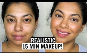 REALISTIC 15 MIN MAKEUP TUTORIAL FOR WORK/COLLEGE | MissBeautyAdikt