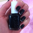 black from Essie #licorice 