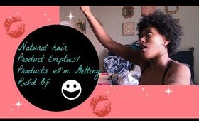 Natural Hair Products Empties and Products I'm getting rid of | Type Whatever Curls
