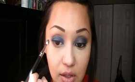 Makeup Tutorial- Blue Smokey Eye