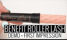 *NEW* BENEFIT ROLLER LASH DEMO + FIRST IMPRESSIONS | heysabrinafaith