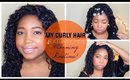 Curly Hair Extensions Morning Routine