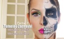 Tutorial Carnaval - Parte 1 - Caveira (Skull Makeup)