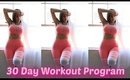 FREE 30 Day Workout Plan | Plus Life Struggles + Law of Attraction